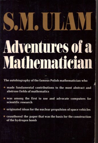 Stock image for Adventures of a Mathematician for sale by Theoria Books