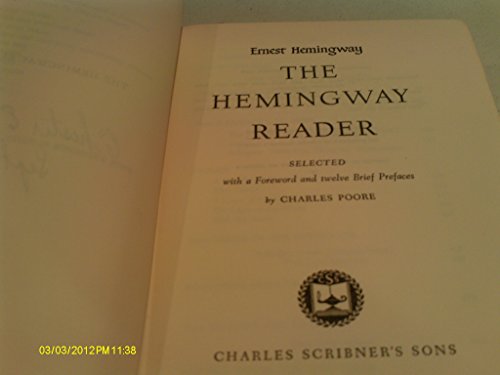 Stock image for Hemingway Reader for sale by Ergodebooks