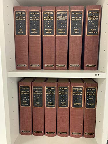 9780684152264: Dictionary of American Biography (All Volume Set)