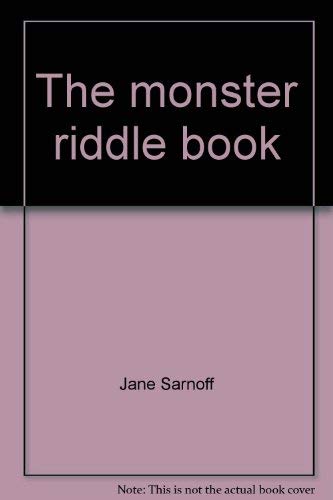 Stock image for The Monster Riddle Book for sale by ThriftBooks-Dallas