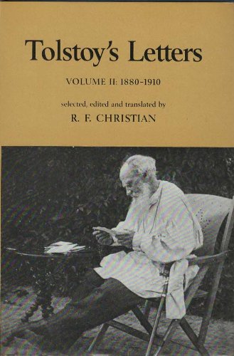 9780684156712: Tolstoy's Letters Volume II: 1880-1910 (Encore Editions Ser.)
