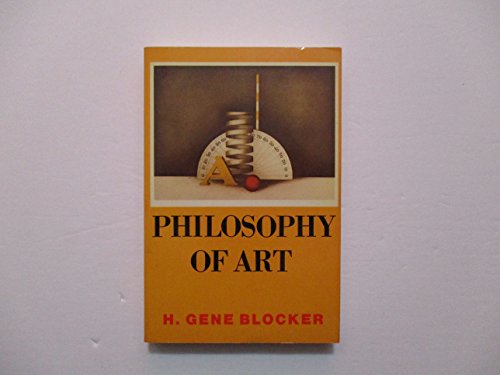 Imagen de archivo de Philosophy of Art a la venta por ThriftBooks-Dallas