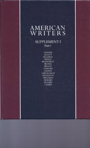 American Writers Supplement 1 Part 1 (9780684162324) by Unger, L.