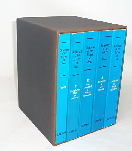 Stock image for Dictionary of the History of Ideas: Studies of Selected Pivotal Ideas (5 Volume Boxed Set) for sale by Bingo Books 2