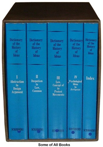 9780684164243: Dictionary of the History of Ideas - Vol. III