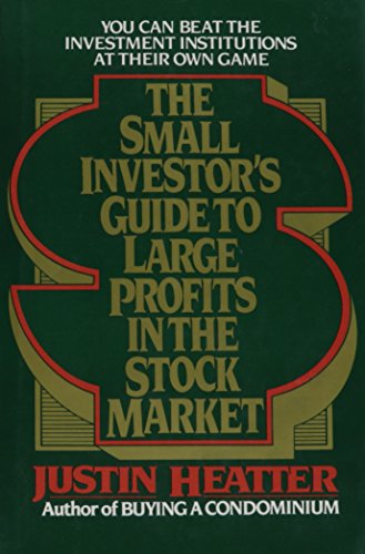 9780684178646: The SMALL INVESTORS GUIDE TO LARGE PROFITS IN THE STOCK MARKET