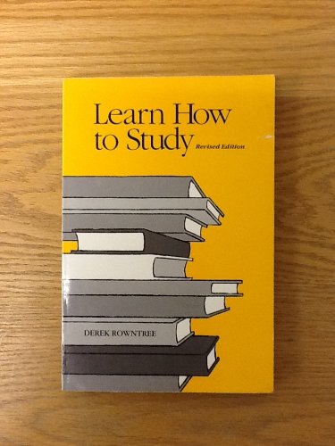 Beispielbild fr Learn How to Study: A Programmed Introduction to Better Study Techniques zum Verkauf von Wonder Book