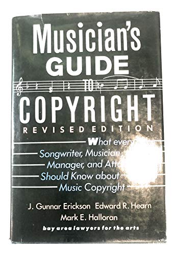 Stock image for Musician's Guide to Copyright for sale by Pomfret Street Books