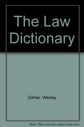 9780684184296: The Law Dictionary