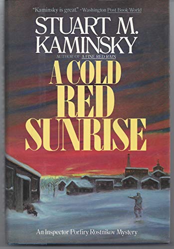 Beispielbild fr A Cold Red Sunrise zum Verkauf von Books of the Smoky Mountains