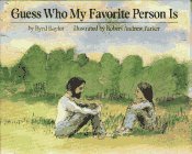Imagen de archivo de Guess Who My Favorite Person Is a la venta por Front Cover Books