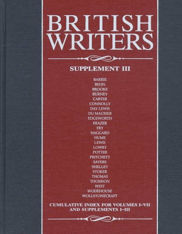 Beispielbild fr British Writers : Supplement III zum Verkauf von Better World Books