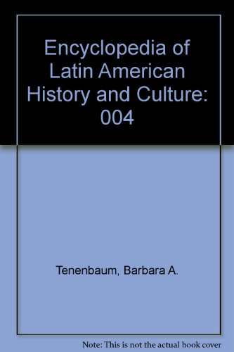 Beispielbild fr Encyclopedia of Latin American History and Culture: 004 zum Verkauf von Robinson Street Books, IOBA