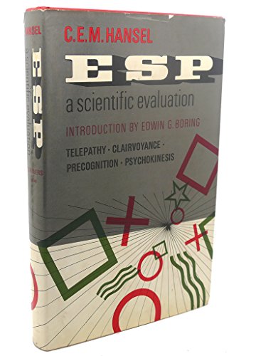 Beispielbild fr ESP: A Scientific Evaluation zum Verkauf von Long Island Book Company