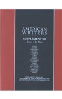 Beispielbild fr American Writers : Supplement XII zum Verkauf von Better World Books