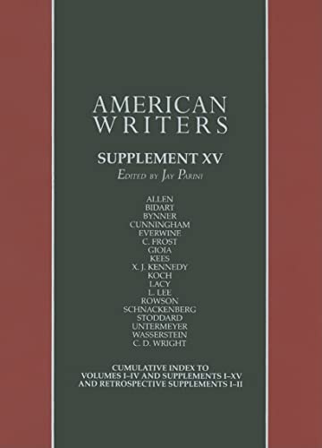 Stock image for American Writers: Supplement (American Writers Supplements) for sale by Ergodebooks