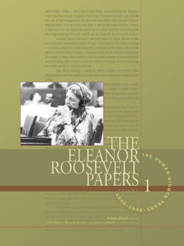 Stock image for The Eleanor Roosevelt Papers : The Human Rights Years, 1945-1948 for sale by Better World Books