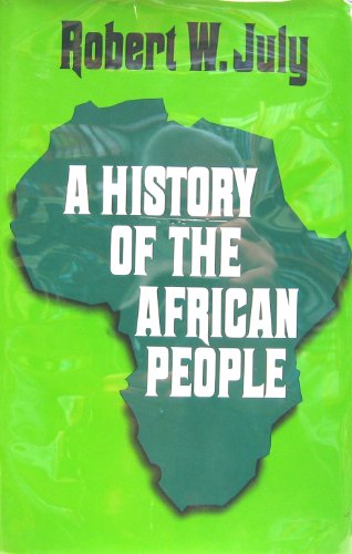 9780684413051: A History Of The African People