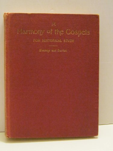 Imagen de archivo de A Harmony of the Gospels For Historical Study a la venta por Better World Books