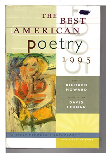 Imagen de archivo de The Best American Poetry 1995 a la venta por Better World Books