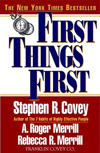 Imagen de archivo de First Things First a la venta por Orion Tech