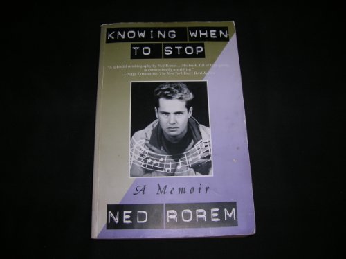 Stock image for KNOWING WHEN TO STOP: A Memoir for sale by SecondSale