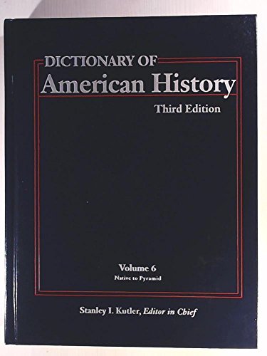 Beispielbild fr New Dictionary of American History zum Verkauf von Better World Books: West