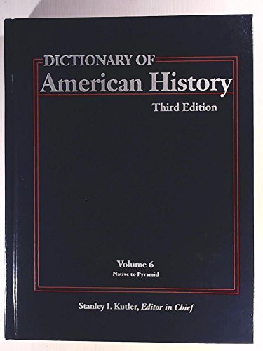 Stock image for New Dictionary of American History for sale by Better World Books: West