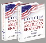 Concise Dictionary of American Biography Fifth Edition 2 Volumes