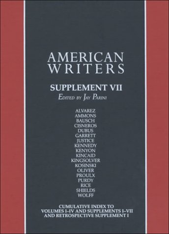 Imagen de archivo de American Writers : Supplement VII a la venta por Better World Books: West