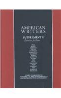 Beispielbild fr American Writers: Supplement zum Verkauf von Powell's Bookstores Chicago, ABAA