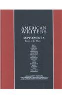 Stock image for American Writers: Supplement for sale by Powell's Bookstores Chicago, ABAA
