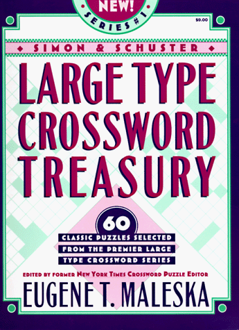 9780684811871: Simon & Schuster's Large Type Crosswords Treasury 1