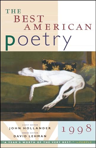Imagen de archivo de The Best American Poetry 1998 a la venta por GloryBe Books & Ephemera, LLC