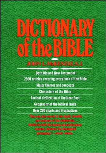 9780684819136: Dictionary of the Bible