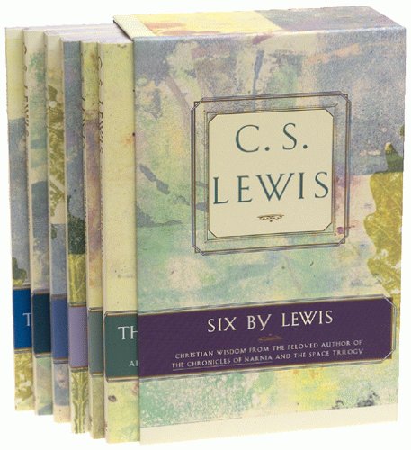 Stock image for Six by Lewis: The Abolition of Man, the Great Divorce, Mere Christianity, Miracles, the Problem of Pain, the Screwtape Letters for sale by Ergodebooks