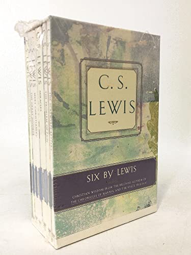 Stock image for Six By Lewis: The Abolition of Man. The Great Divorce. Mere Christianity. Miracle. The Problem of Pain. The Screwtape Letters. (Boxed Set) for sale by funyettabooks