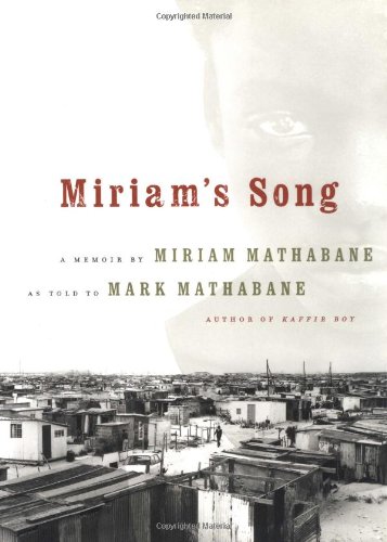 Beispielbild fr Miriam's Song: A Memoir zum Verkauf von Wonder Book