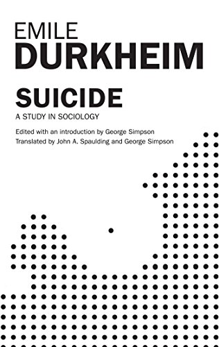 Imagen de archivo de Suicide: A Study In Sociology a la venta por ThriftBooks-Dallas