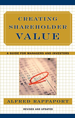 Shareholder Value By Alfred Rappaport Abebooks