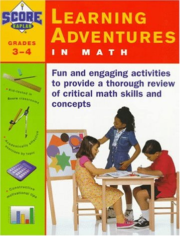 Stock image for KAPLAN LEARNING ADVENTURES IN MATH: GRADES 3-4 for sale by Wonder Book