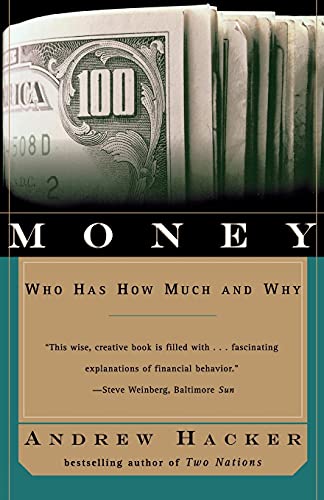 Stock image for Money : Who Has How Much and Why for sale by Better World Books Ltd