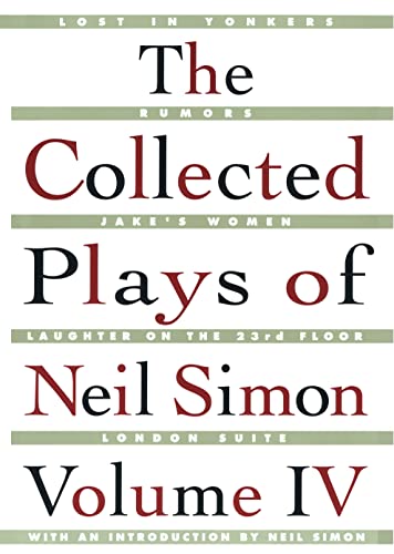 Stock image for Collected Plays Of Neil Simon, Vol.4 for sale by a2zbooks