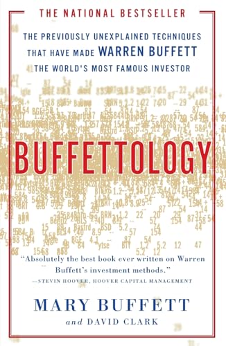 Beispielbild fr Buffettology: The Previously Unexplained Techniques That Have Made Warren Buffett the World's Most Famous Investor von Mary Buffett (Autor), David Clark Americans are infatuated with the stock market. The number of households that own stock has increased from around 20 percent in the early 1980s to over 40 percent today. The market offers the hope of quick wealth and early retirement, and just about everyone who is in the market is looking for an edge, from sources such as CNBC and Wall Street Week to the Beardstown Ladies and "The Motley Fool." So it should be no surprise the most successful investor of our time--Warren Buffett--has been the subject of dozens of books and magazine articles. The value of Buffett's company, Berkshire Hathaway, has increased from $18 per share in 1965 to over $70,000 per share today. The interest in Buffett has spawned an approach to investing called "Buffettology," which is the subject of a book by the same name written by Buffett's former daughter-in-l zum Verkauf von BUCHSERVICE / ANTIQUARIAT Lars Lutzer