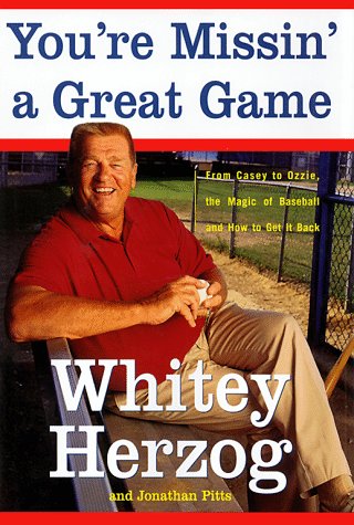 Beispielbild fr You're Missin' a Great Game: From Casey to Ozzie, the Magic of Baseball and How to Get It Back zum Verkauf von Robinson Street Books, IOBA