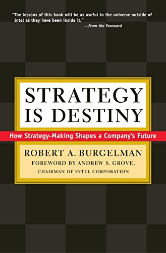 Beispielbild fr Strategy Is Destiny: How Strategy-Making Shapes a Company's Future zum Verkauf von Robinson Street Books, IOBA