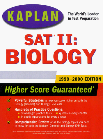 Beispielbild fr KAPLAN SAT II: BIOLOGY 1999-2000 (Annual) zum Verkauf von Robinson Street Books, IOBA