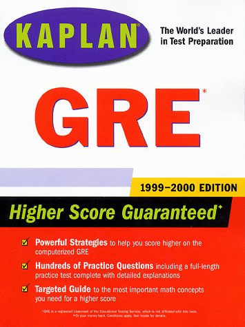 KAPLAN GRE 1999-2000 (Annual) (9780684856674) by Kaplan