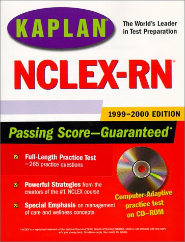 Stock image for Kaplan NCLEX-RN 1999-2000 with CD-ROM for sale by Robinson Street Books, IOBA