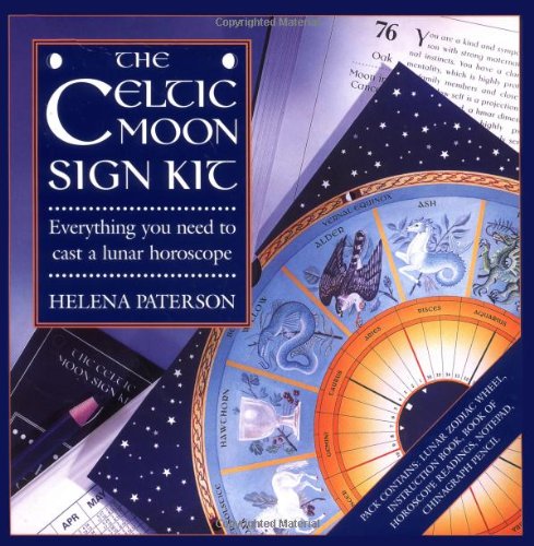 Stock image for The Celtic Moon Sign Kit: Everything you need to cast a lunar horoscope for sale by HPB Inc.